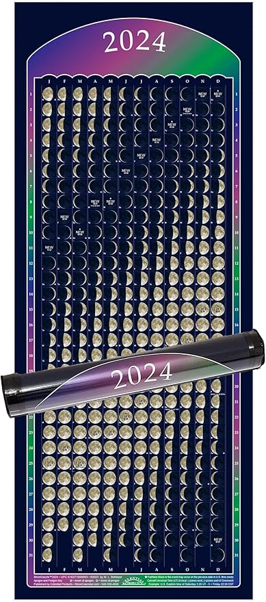 Moon Calendar 2024 Moon Phases, MoonDazzle