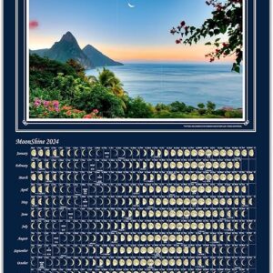 Moon Calendar 2024, MoonShine, Landscape