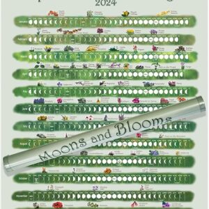 Lunar Calendar 2024, Moons, Blooms