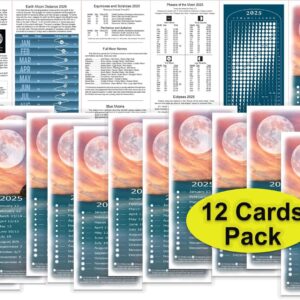 Moon Over Me Almanac Card - 12 or 24 Pack